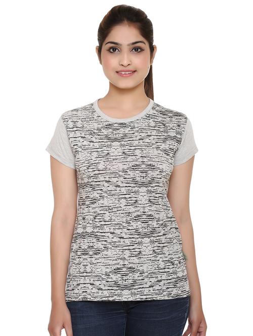 women's all over print round neck t-shirt - 20474992 - Very Small Image - 1