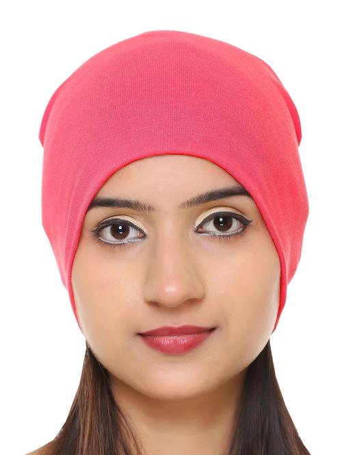 women solid cotton cap - 20475674 - Very Small Image - 1
