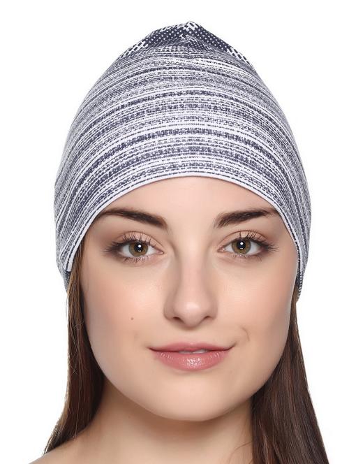white cotton polyester blend cap - 20475714 - Very Small Image - 1