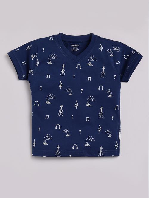 boys v-neck quirky printed t-shirt - 20476053 - Very Small Image - 1