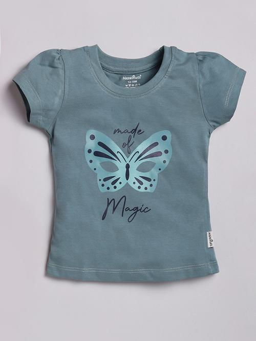 girls graphic print cotton tee - 20476099 - Very Small Image - 1