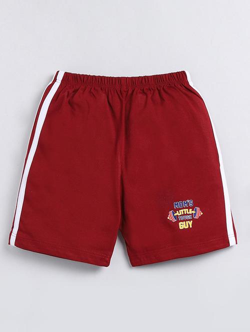 boys mid rise placement print shorts - 20476158 - Very Small Image - 1