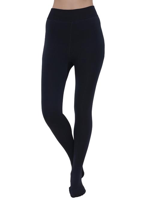 women blue wool blend opaque stocking - 20483985 - Very Small Image - 1