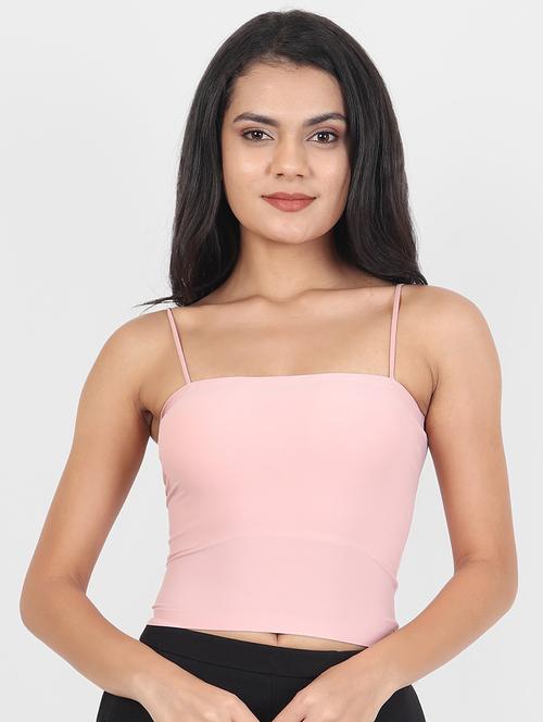 women pink cotton bralette - 20484018 - Very Small Image - 1