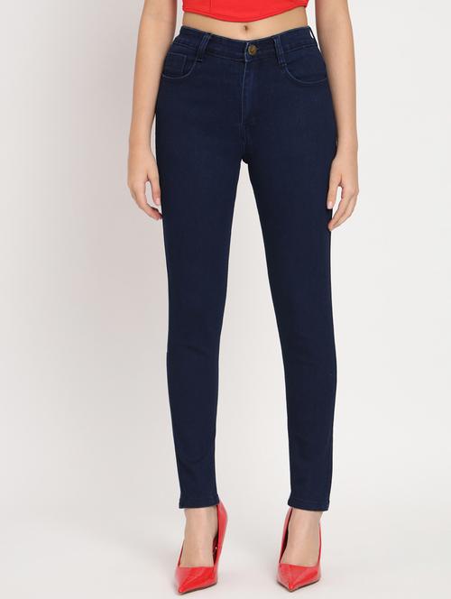 women's plain slim fit jeans - 20484645 - Very Small Image - 1