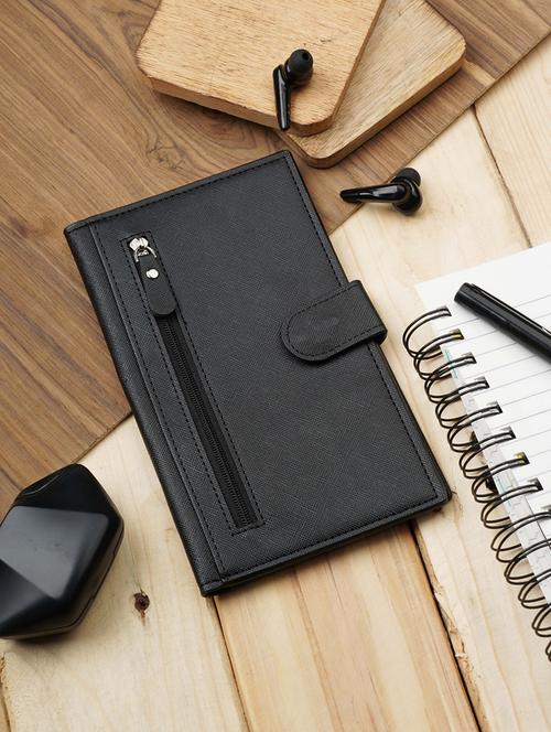black leatherette card holder - 20485040 - Very Small Image - 1