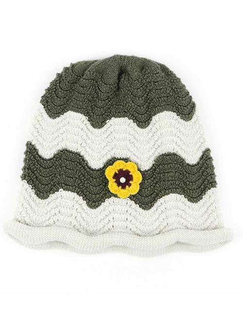 kids knitted wool muffler with cap - 20485213 - Very Small Image - 1