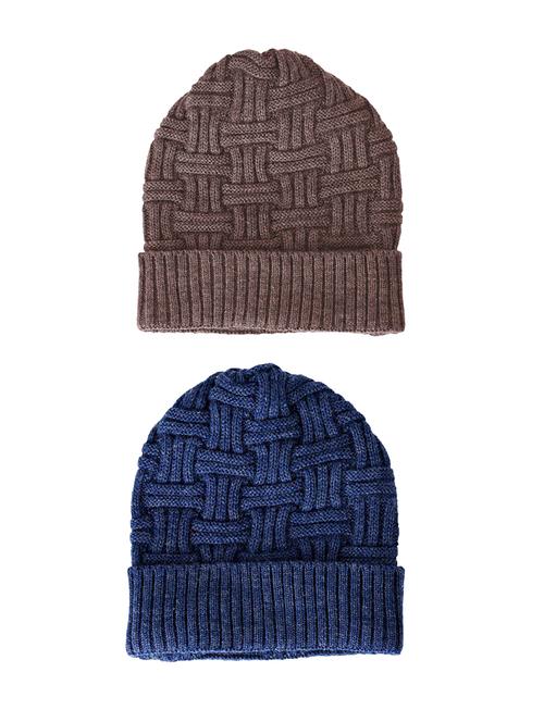 pack of 2 wool cap - 20485252 - Very Small Image - 1