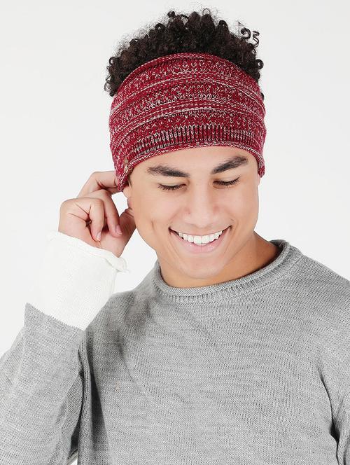 men wool ear headband - 20485263 - Very Small Image - 1
