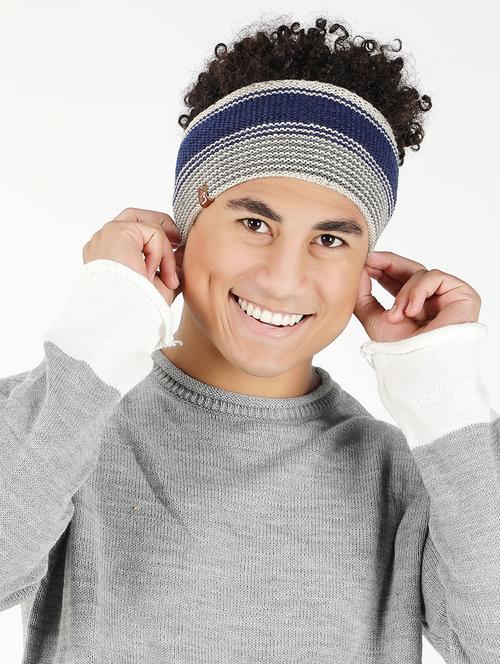 men wool ear headband - 20485267 - Very Small Image - 1
