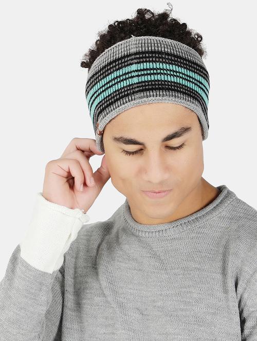 men wool ear headband - 20485270 - Very Small Image - 1