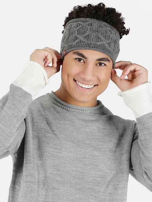 men wool ear headband - 20485273 - Very Small Image - 1