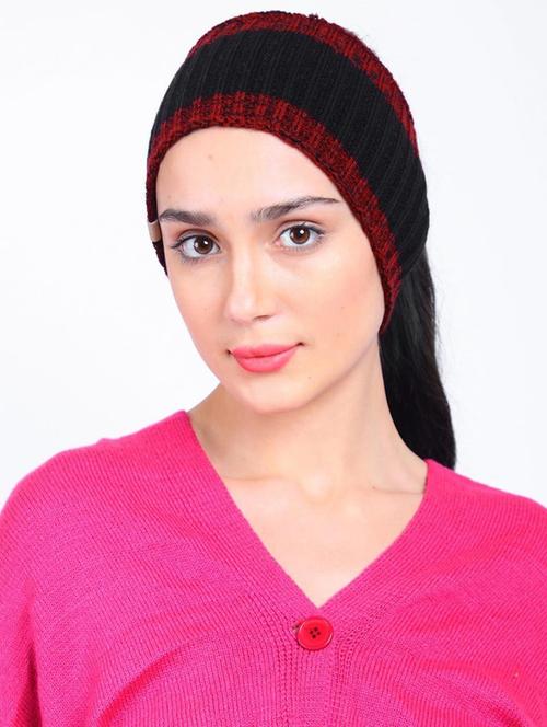 women wool ear headband - 20485450 - Very Small Image - 1