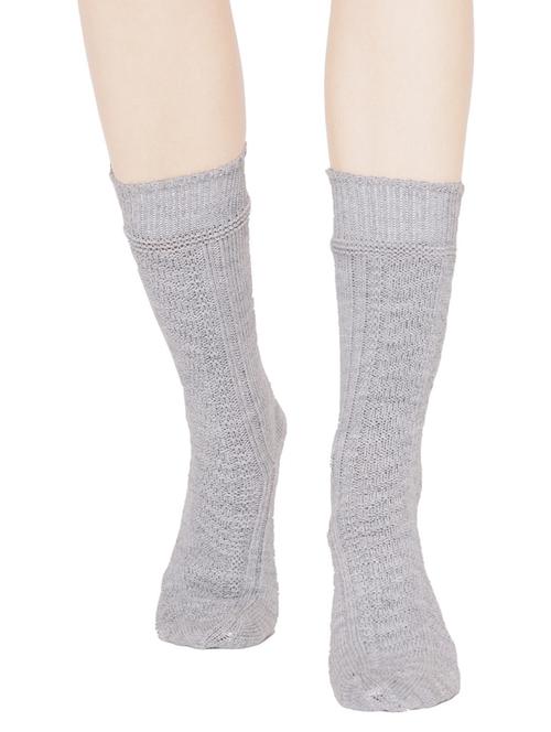 grey acrylic above ankle length sock - 20485606 - Very Small Image - 1