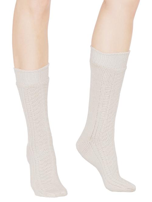 off white acrylic above ankle length sock - 20485625 - Very Small Image - 1