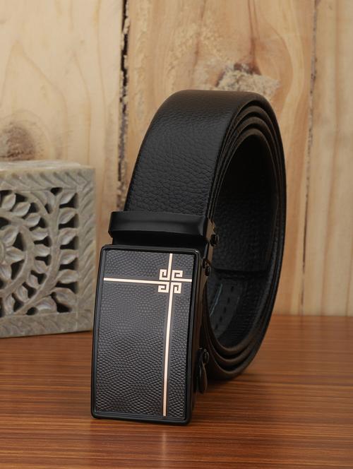 men solid leather belt - 20485717 - Very Small Image - 1