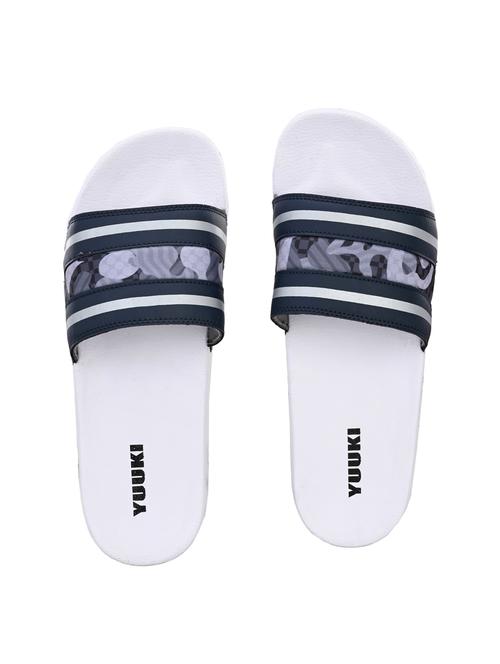 men printed navy blue flip flop - 20486841 - Very Small Image - 1