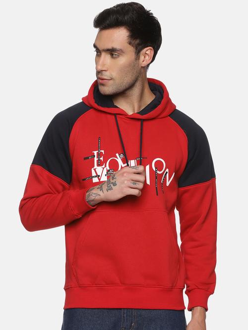 men color block hooded sweatshirt - 20487191 - Very Small Image - 1