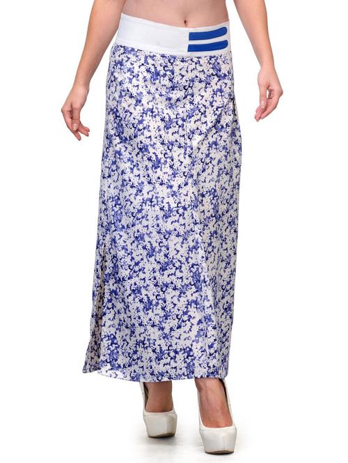 women multi colored side slit maxi skirt - 20487340 - Very Small Image - 1
