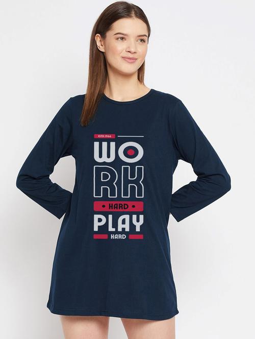 women's front print round neck t-shirt - 20487718 - Very Small Image - 1