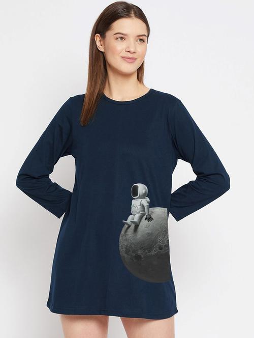 women's placement print round neck t-shirt - 20487722 - Very Small Image - 1