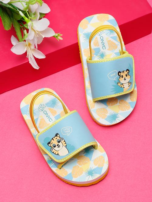 unisex printed flip flops - 20488705 - Very Small Image - 1