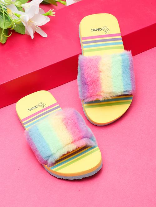 girls striped flip flops - 20492453 - Very Small Image - 1