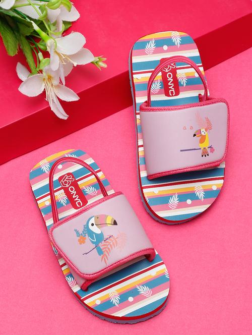 girls multi colored flip flops - 20492458 - Very Small Image - 1
