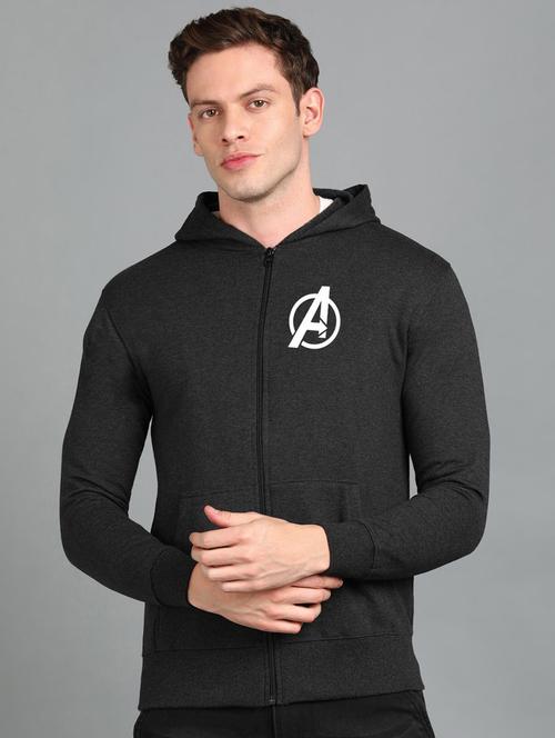 mens placement print sweatshirt - 20496324 - Very Small Image - 1