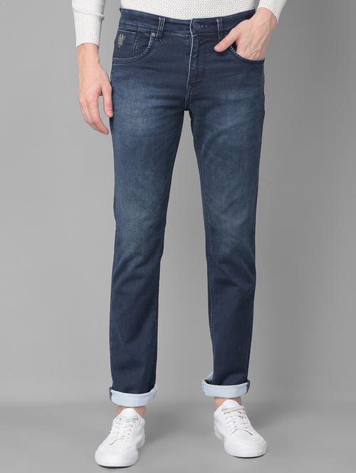 mens slim fit plain jeans - 20497229 - Very Small Image - 1