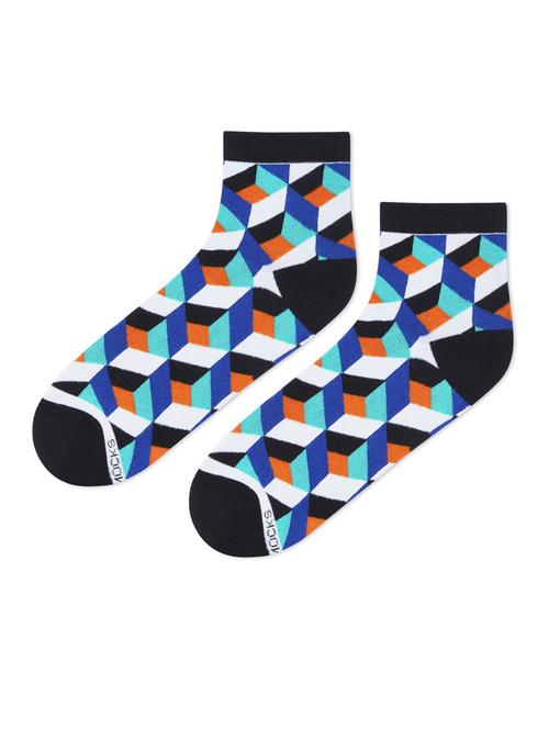 unisex multi colored ankle length socks - 20498535 - Very Small Image - 1