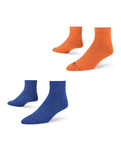 unisex solid ankle length socks combo - 20498552 - Very Small Image - 1
