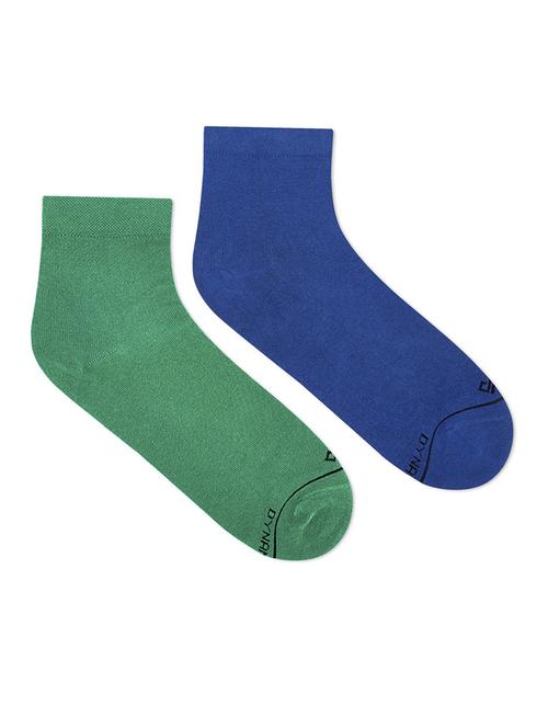 unisex solid ankle length socks combo - 20498554 - Very Small Image - 1