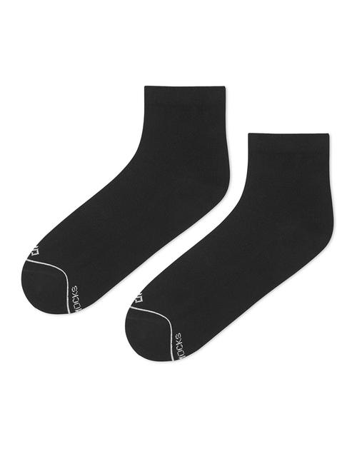 unisex solid ankle length socks - 20498557 - Very Small Image - 1