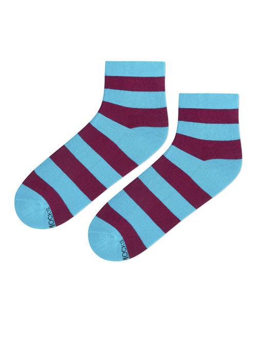 unisex striped ankle length socks - 20498580 - Very Small Image - 1