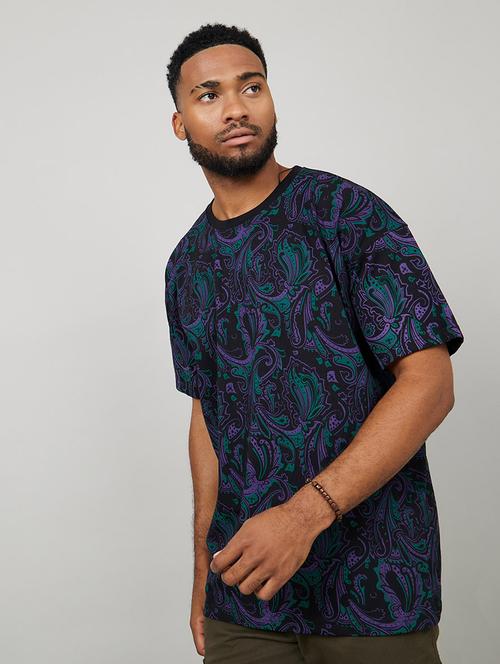 men multi color crew neck short sleeves t-shirt - 20500658 - Very Small Image - 1