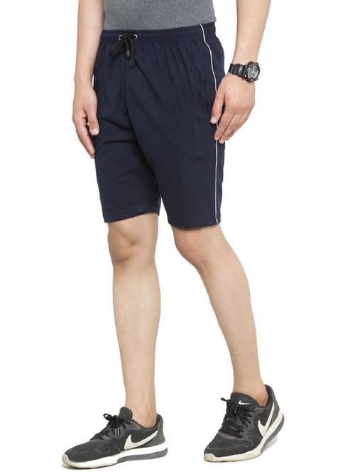 men solid cotton bermudas shorts - 20501585 - Very Small Image - 1