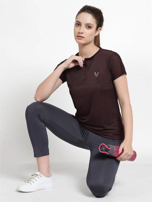women's plain round neck t-shirt - 20501736 - Very Small Image - 1