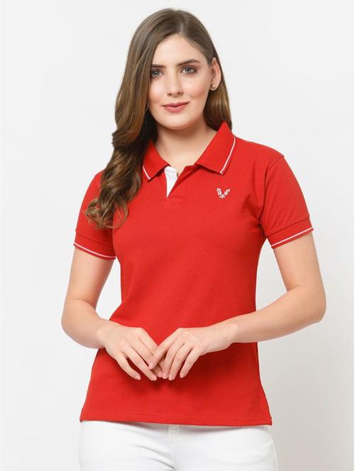 women's plain polo neck t-shirt - 20501771 - Very Small Image - 1
