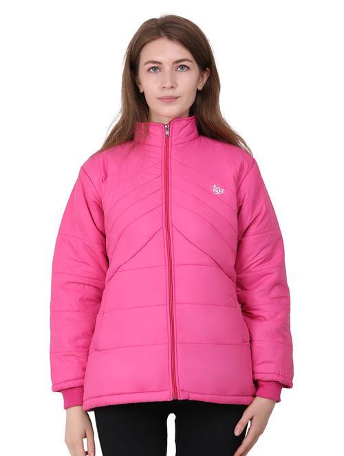 pink long sleeve bomber jacket - 20503896 - Very Small Image - 1