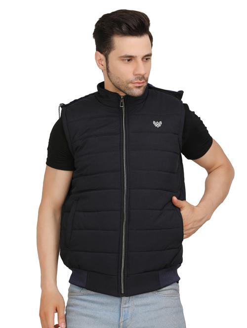 men solid hooded jacket - 20503921 - Very Small Image - 1
