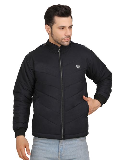 navy blue long sleeve bomber jacket - 20503926 - Very Small Image - 1