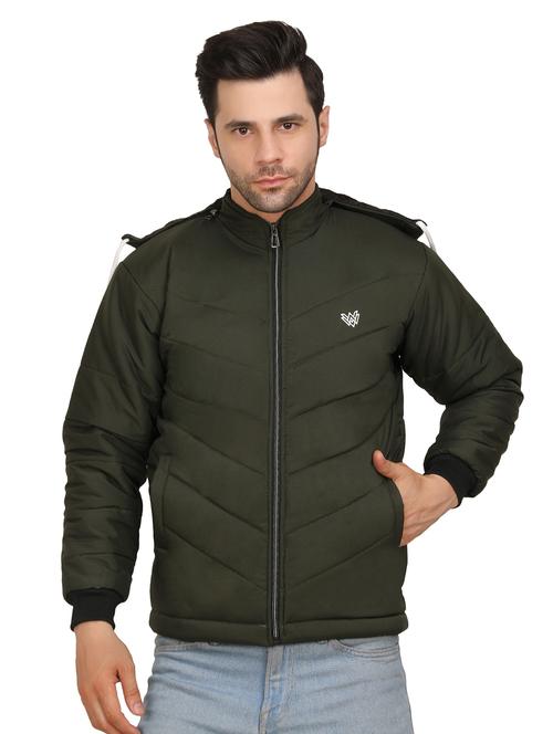 olive long sleeve bomber jacket - 20503927 - Very Small Image - 1