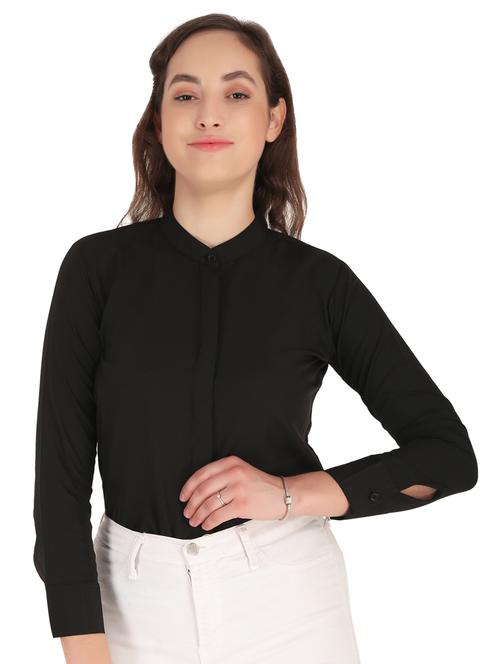 women black formal shirt - 20505679 - Very Small Image - 1
