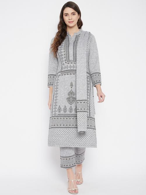 embroidered kurta pant with dupatta - 20506622 - Very Small Image - 1
