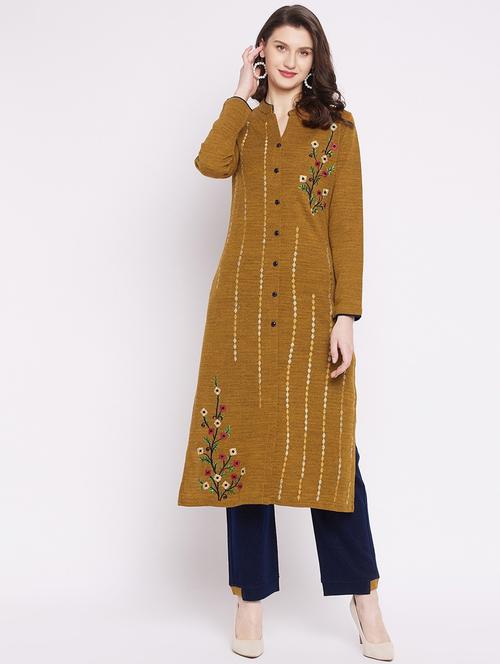 embroidered kurta pant set - 20506662 - Very Small Image - 1