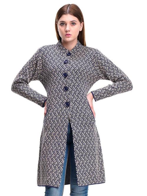 women multi colored wool blend cardigan - 20507383 - Very Small Image - 1