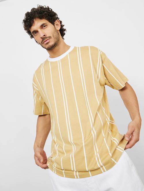 men's striped oversized t-shirt - 20507968 - Very Small Image - 1