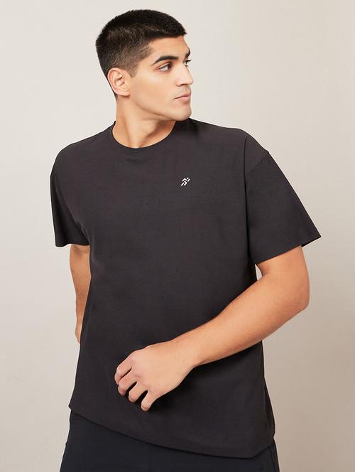 men's solid oversized t-shirt - 20508226 - Very Small Image - 1