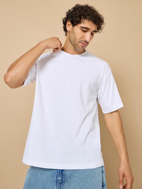 men's back printed oversized t-shirt - 20508235 - Very Small Image - 1